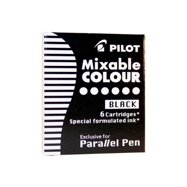 Patron Pilot Parallel Pen Mixable Colour IC-P3-S6-B Svart 6/ask Svart