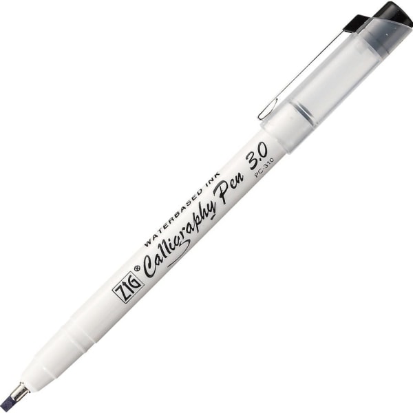 Kalligrafipennor Zig Calligraphy Pen PC, Svart, 3 bredder/fp Svart