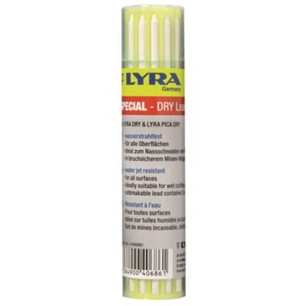 Reservstift till LYRA Dry Special 2,8mm Vit, 12 stift/fp Vit