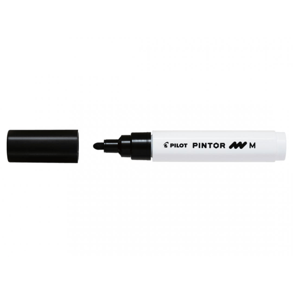 Märkpenna Pilot Pintor Marker Medium 4,5mm (1,4mm), Svart Svart