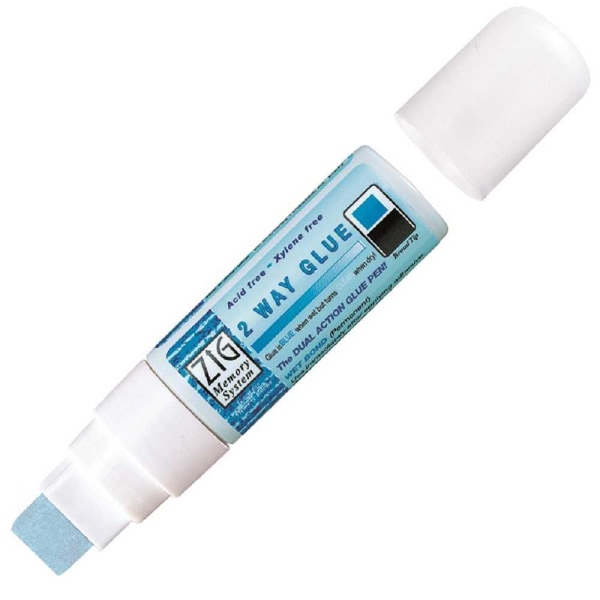 Limpenna Zig Kuretake 2 way glue, MSB-30M, 15mm, chisel, 25 gram Transparent