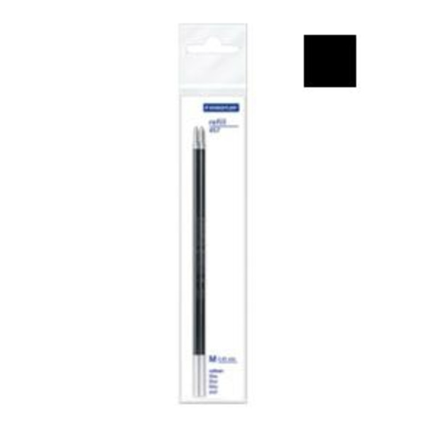 Kulspetspatron/refill Staedtler 457 M-9 Medium Svart 2/fp Svart