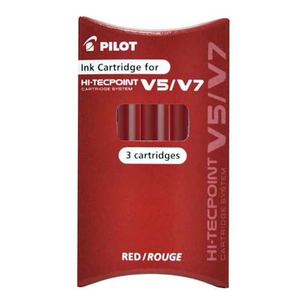Patron Pilot BXS-IC-R-S3 Hi-Tecpoint V5/V7 refillable Röd 3/fp Röd