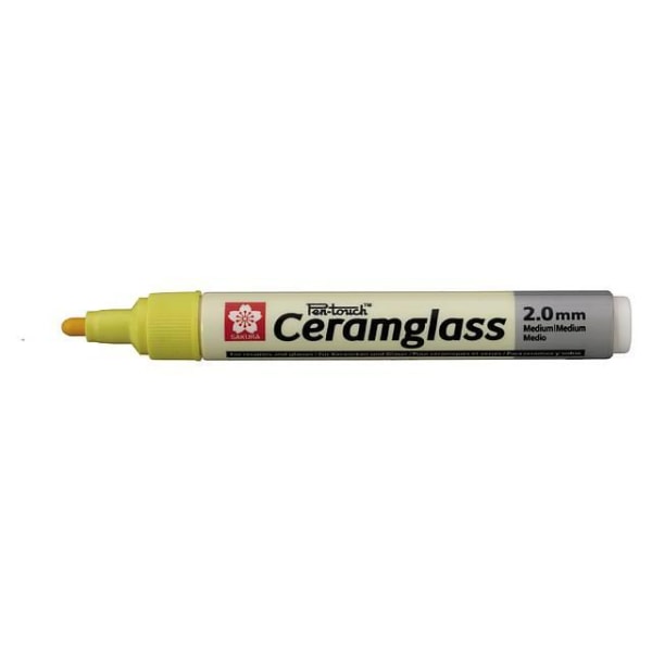 Porslinsmålningspenna Sakura Pen-Touch Ceramglass M 2,0 Gul Gul