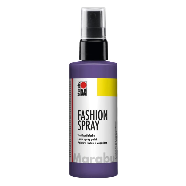 Textilfärg sprayflaska Marabu Fashion 100ml, Plum, Violett (037) Blå