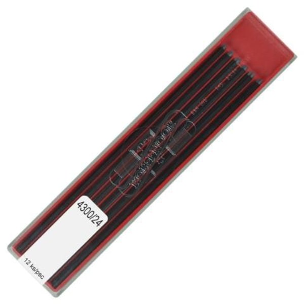 Ritstift/Färgstift Koh-I-Noor (4300/24) 2,0mm Svart, 12/fp Svart