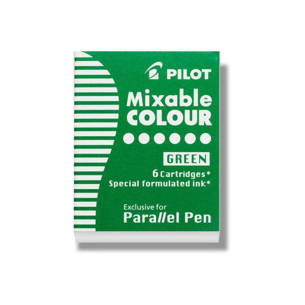 Patron Pilot Parallel Pen Mixable Colour IC-P3-S6-G Grön 6/ask Grön