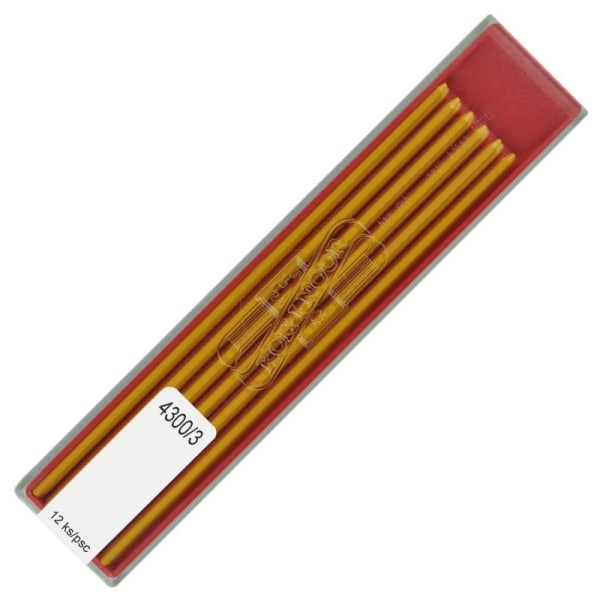 Ritstift/Färgstift Koh-I-Noor (4300/03) 2,0mm Gul, 12/fp Gul