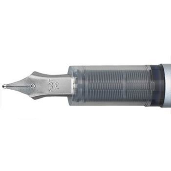 Pilot V-pen Silver Reservoarpenna engångspenna Ljusblå (M) 1/fp Ljusblå