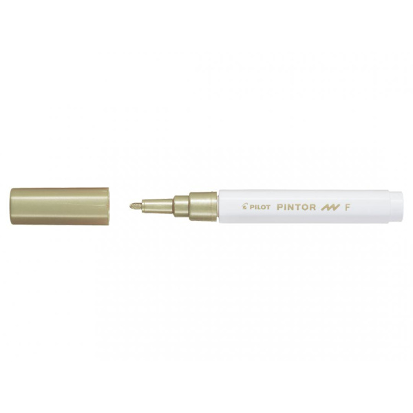 Märkpenna Pilot Pintor Marker Fine 2,9mm (1,0mm), Guld Guld