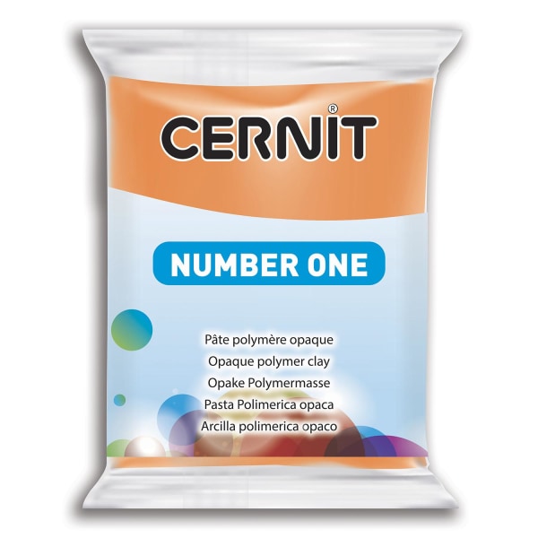 Cernit Number One modellera 56 gram, Orange (752) Orange