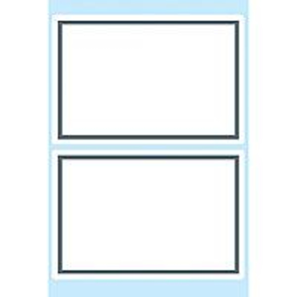 Boketiketter Herma Vario 5715 82x55mm Grå ram 12/fp grå