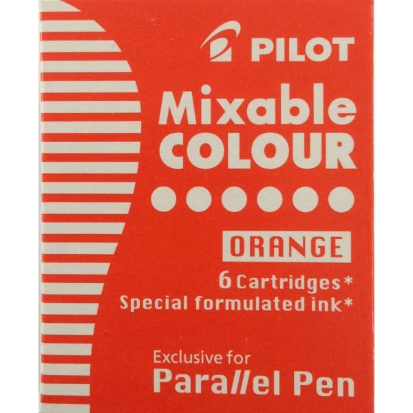 Patron Pilot Parallel Pen Mixable Colour IC-P3-S6-O Orange 6/ask Orange