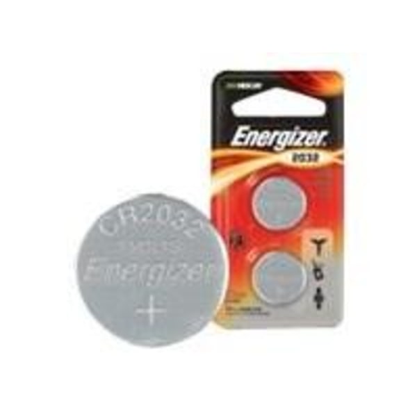 Batteri Energizer Lithium CR2032 (knappcell) 3V, 2/fp multifärg