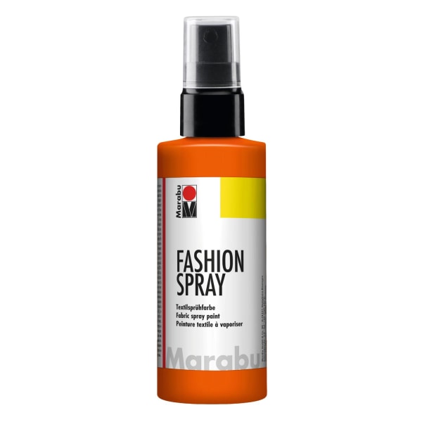 Textilfärg sprayflaska Marabu Fashion Spray 100ml Red Orange 023 Röd