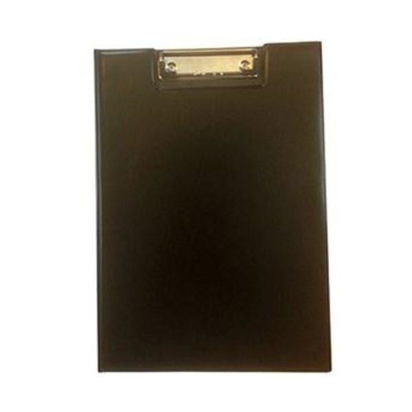Skrivplatta, med omslag, för A4-format, 240x355mm, Svart Svart