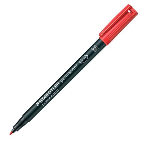 Märkpenna Staedtler Lumocolor permanent pen 317-2 Medium Röd Röd
