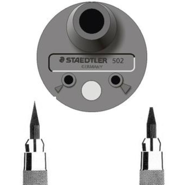Stiftformerare/Pennvässare Staedtler Mars 502, för 2mm ritstift Blå