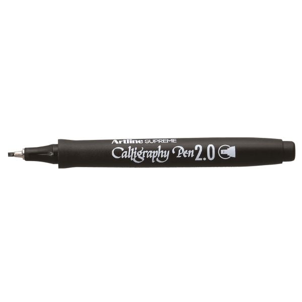 Kalligrafipenna Artline Supreme Calligraphy Pen 2,0mm Svart 1/fp Svart