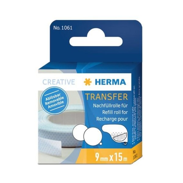 REFILL Herma 1061 till dispenser HERMAfix transfer Avtagbar Transparent
