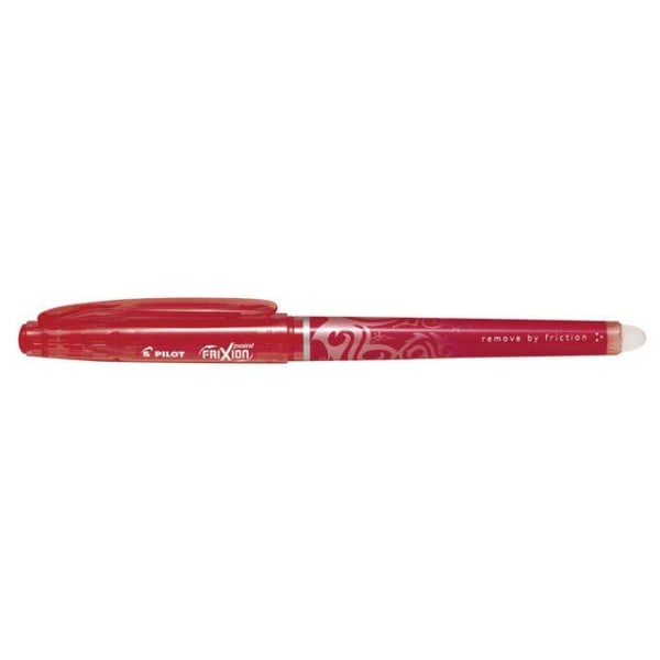 Rollerball Pilot Frixion POINT (Hi-tec), raderbart bläck, Röd Röd