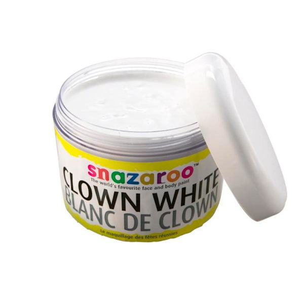 Ansiktsfärg Snazaroo Face Paint Clown White, Clownvit, 250ml Vit