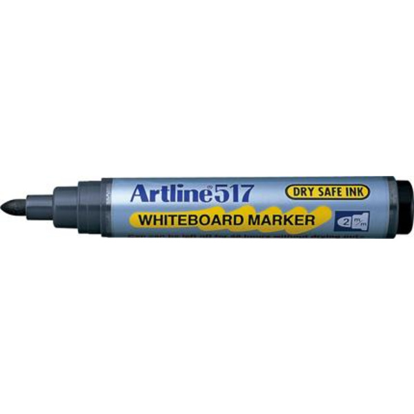 Whiteboardpennor Artline EK-517 Rund spets, Svart 1/fp Svart