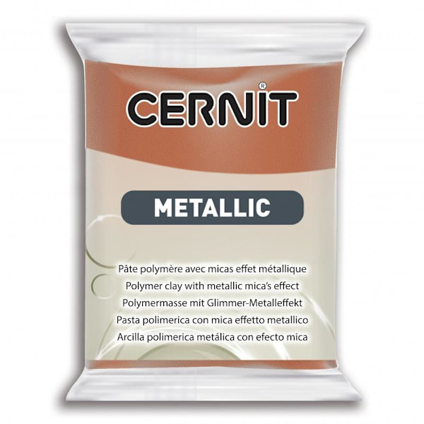 Cernit Metallic modellera 56 gram, Brons/Bronze (058) Brons