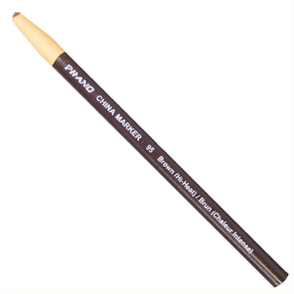 Industrimärkpenna China Marker, Hi-Heat (+800°C), Brun, 12/fp Brun