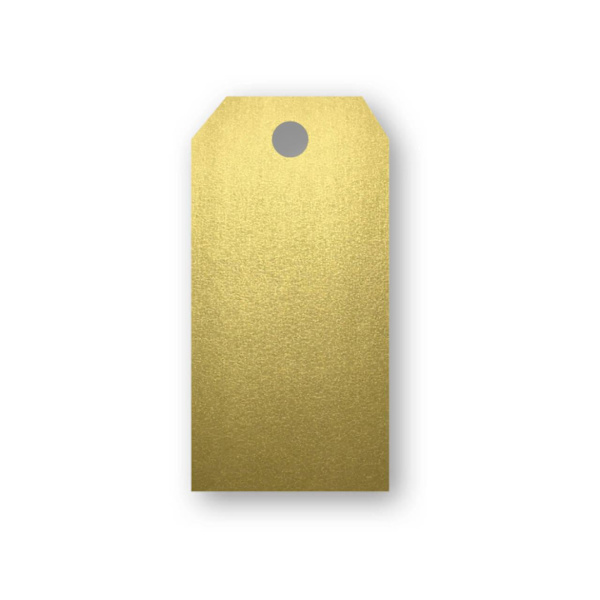 Presentetikett 48x96mm syrafri Guld 10/fp Guld