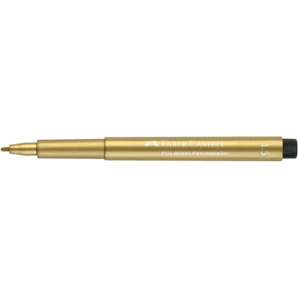 Ritpenna Faber-Castell PITT Artist Metallic Gold/Guld (250) 1/fp Guld