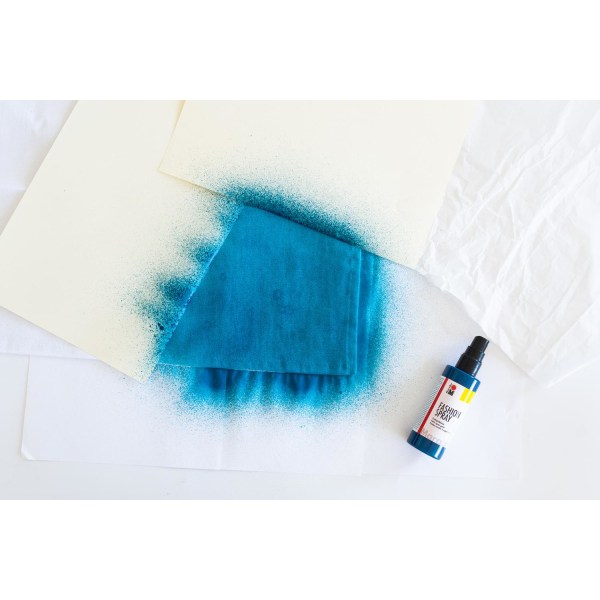 Textilfärg sprayflaska Marabu Fashion 100ml, Plum, Violett (037) Blå