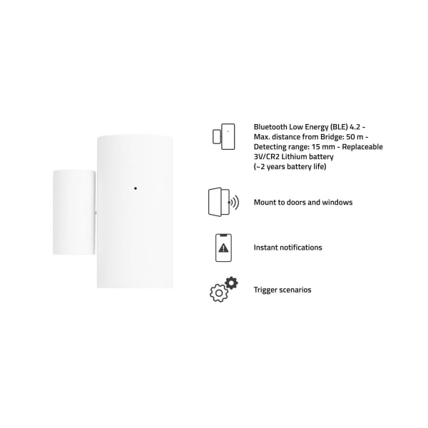 Sensorer-kit rörelsesensor kontaktsensor WiFi, Bluetooth Hombli Vit
