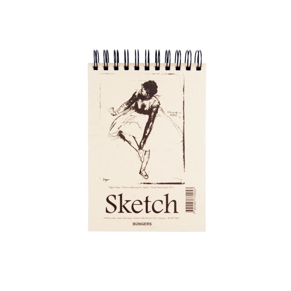 Skisset: Skissblock spiral A4+Pennset Faber-Castell Sketch multifärg