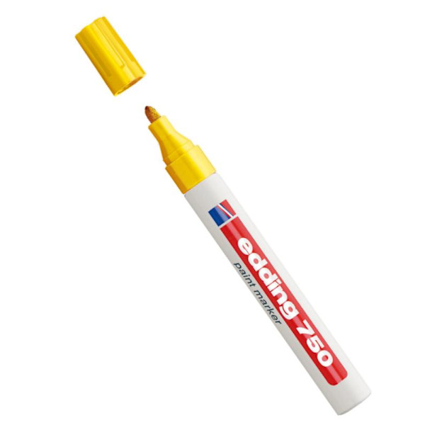 Lackpenna Edding 750 Paint Marker 2-4mm Gul 1/fp Gul