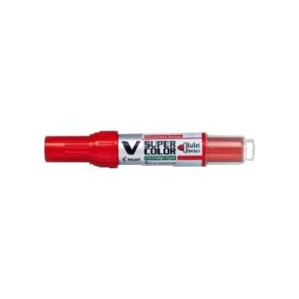 Märkpenna Pilot Begreen V Super Color rund Röd 1/fp Röd