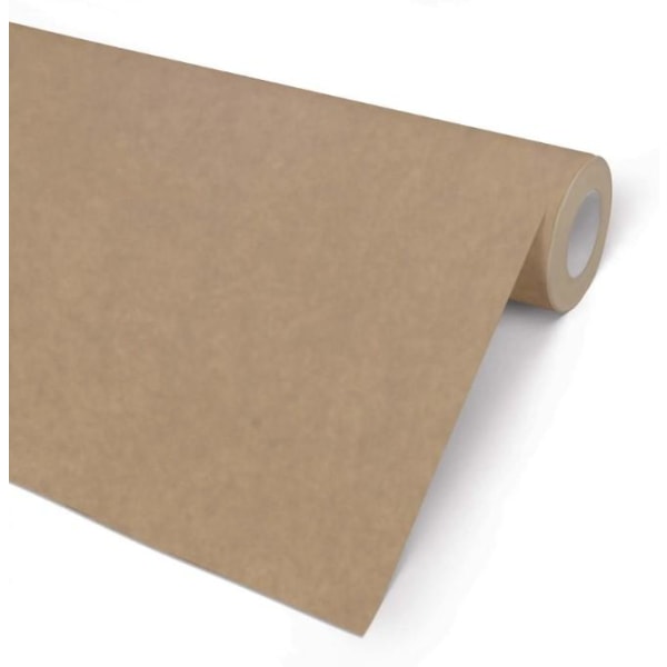 Presentpapper/Kraftpapper 57cm x 154m, 80g, Brun Kraft Otryckt Brun