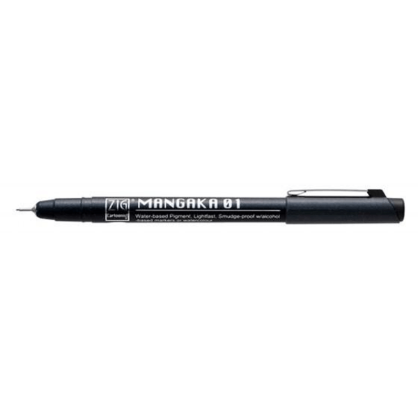 Fineliner Zig Kuretake Mangaka (CNM-01-010) Svart 0,1 mm Svart