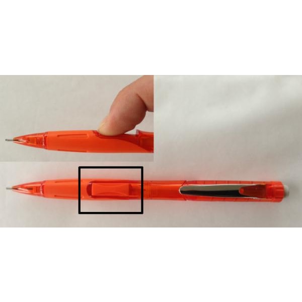 Stiftpenna Pentel Twist-Erase Click 0.9 PD279TF 0,9mm Orange Orange