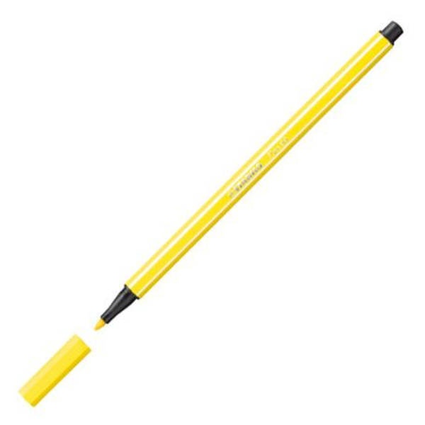 Fiberspetspenna Stabilo Pen 68 Citrongul (24) 1/fp Gul