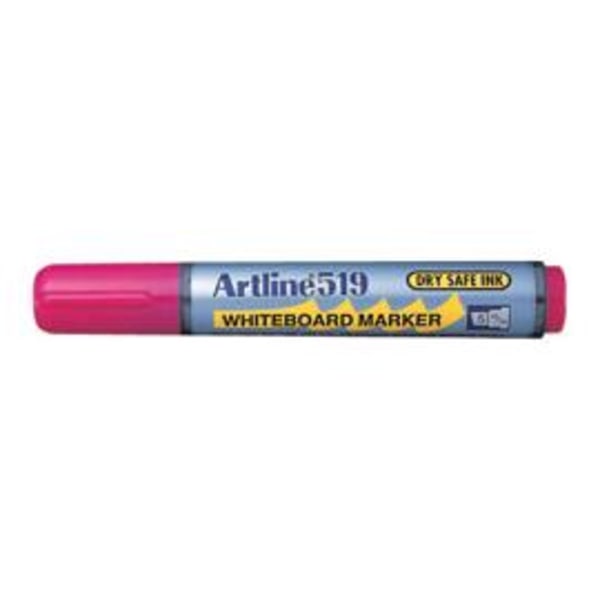 Whiteboardpennor Artline EK-519 Snedskuren spets, Rosa 1/fp Rosa