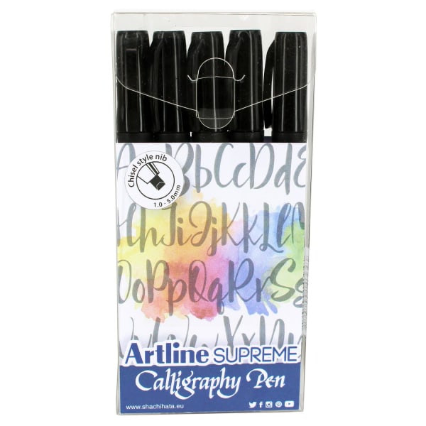 Kalligrafipenna Artline Supreme Calligraphy Pen 1-5mm Svart 5/fp Svart