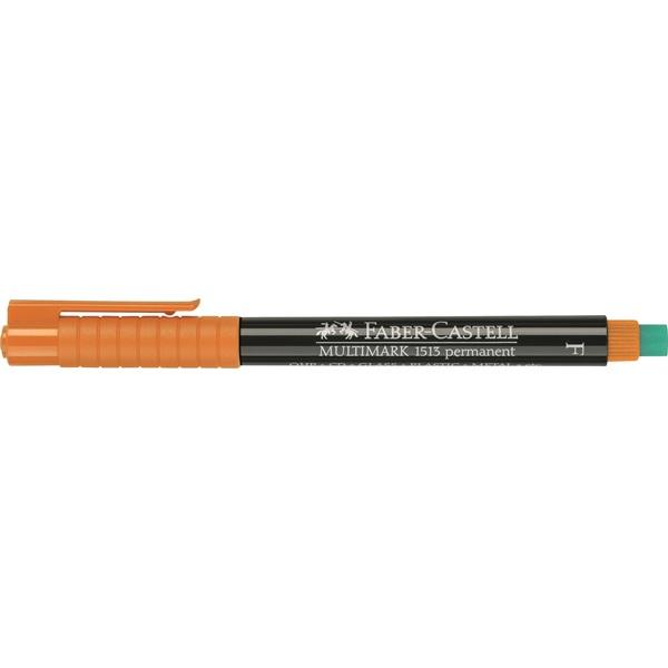 Märkpenna permanent Faber-Castell Multimark 1513 Fine Orange Orange
