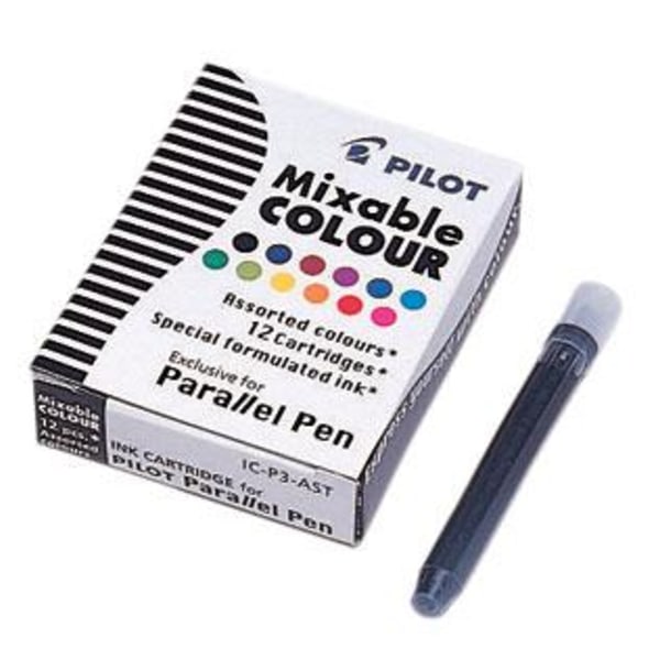 Patron Pilot Parallel Pen Mixable Colour IC-P3-AST 12 färger/ask multifärg