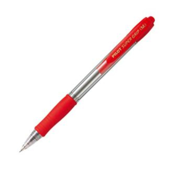 Kulpenna Pilot Super Grip BPGP-10R-M-R Medium Röd 1/fp Röd