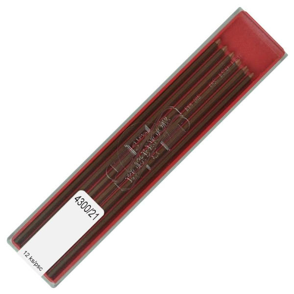 Ritstift/Färgstift Koh-I-Noor (4300/21) 2,0mm Brun, 12/fp Brun