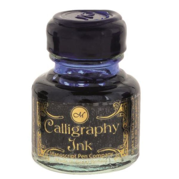 Kalligrafibläck Manuscript Calligraphy Ink, 30ml, Safirblå Blå