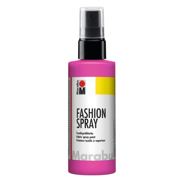 Textilfärg sprayflaska Marabu Fashion Spray 100m Rose Pink (033) Rosa