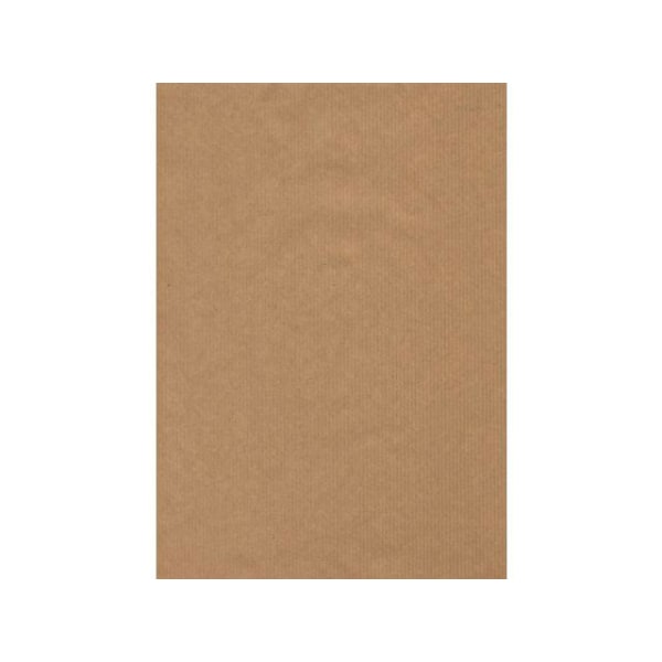 Presentpapper/Kraftpapper 57cm x 154m, 80g, Brun Kraft Otryckt Brun