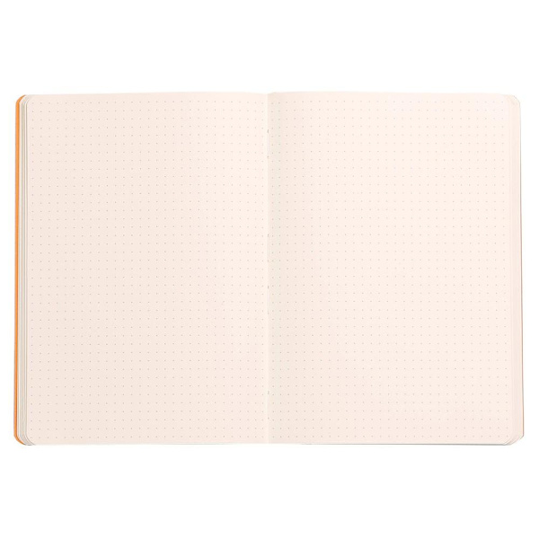 Anteckningsbok Rhodiarama Softcover A5 DOT GRID, 80 blad, Fuchsi Rosa
